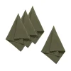 Outlet Serviett Vindel Lin 42x42cm 4pk grønn Annen Tekstil|Servietter
