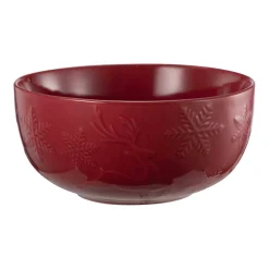 Best Skål Christmas Reindeer rød Skåler|Servise