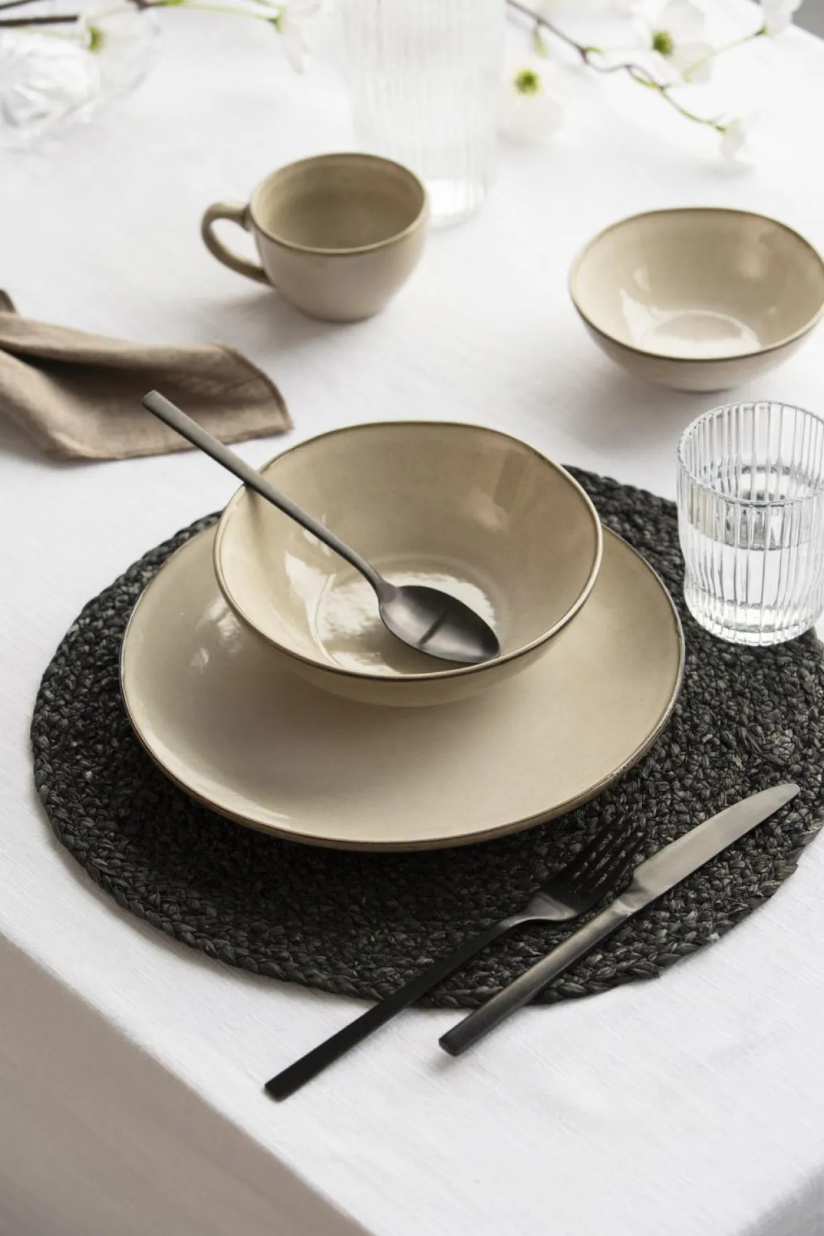 Sale Skål Iben 18cm beige Skåler|Servise