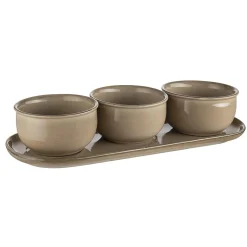 Hot Skåler på fat stor 3 stykk Servering