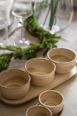 Hot Skåler på fat stor 3 stykk Servering