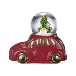 Sale Snøkule Bil med tre Julepynt