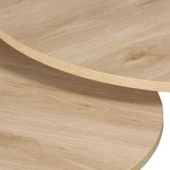 Sofabord Naima lys eik rund Ø70cm Bord