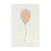 Best Stående kort Ballong rosa Kort