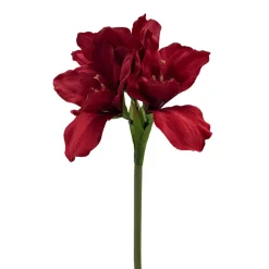 Best Stilkblomst Amaryllis rød Kunstige Blomster|Juletrær Og Julegrønt