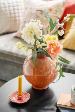 Hot Stilkblomst Dahlia 70 cm hvit Kunstige Blomster