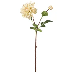 Discount Stilkblomst Dahlia 70 cm off white Kunstige Blomster