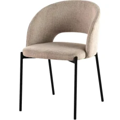 Discount Stol Leo mørk beige 1 stk Spisestoler|Stoler Og Krakker