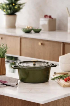 Outlet Støpejernsgryte Sabor 4L grønn Kjøkkenredskaper|Gavetips