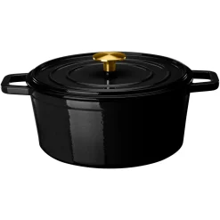 Clearance Støpejernsgryte Sabor 4L sort Kjøkkenredskaper|Gavetips
