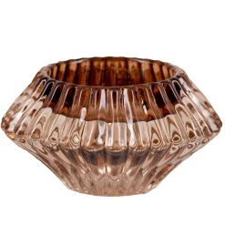 Clearance Telysestake rille kombi brun Lysestaker