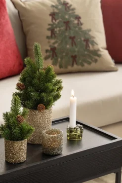 Clearance Telysholder Angel 7 cm grønn Lykter|Julelys Og Lysestaker