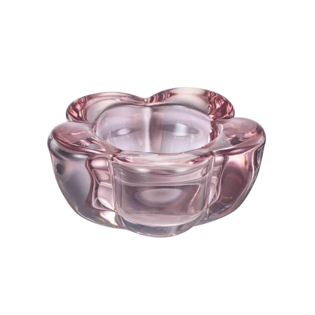 Best Telysholder Blomst 3,8 cm rosa Lysestaker