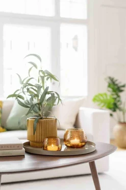 Hot Telysholder Glimre 7,5cm brun Lykter|Lysestaker