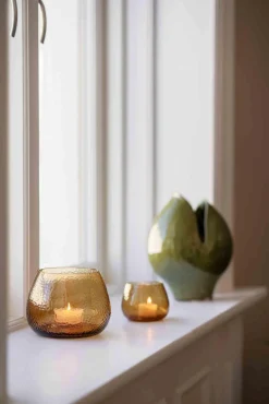 Hot Telysholder Glimre 7,5cm brun Lykter|Lysestaker