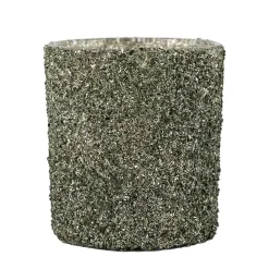 Telysholder Glitter Grønn 8 cm Lykter|Julelys Og Lysestaker