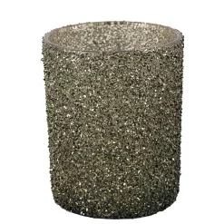 Sale Telysholder Glitter Grønn 12,5cm Lykter|Julelys Og Lysestaker