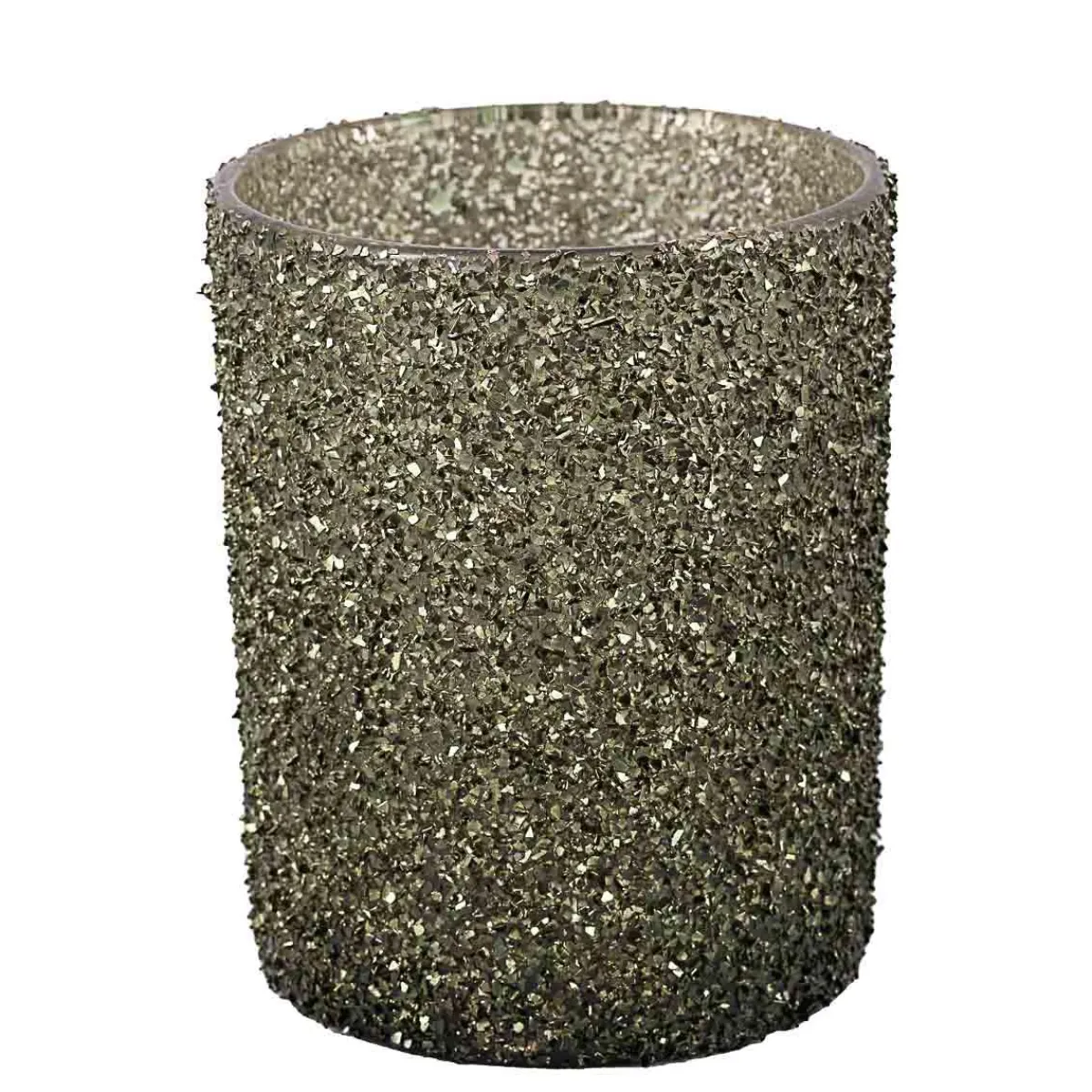 Sale Telysholder Glitter Grønn 12,5cm Lykter|Julelys Og Lysestaker