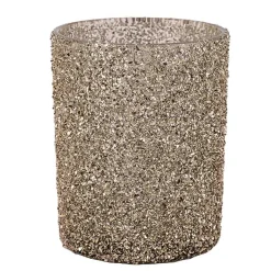 Clearance Telysholder Glitter Gull 12,5cm Lykter|Julelys Og Lysestaker