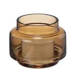 Clearance Telysholder Leah 9,5cm brun Lykter|Lysestaker