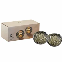 Discount Telysholder Linda 2 pk grønn Lykter|Gavetips