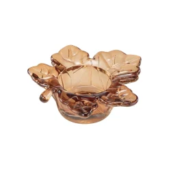 Telysholder Lønneblad 10cm Brun Lykter|Lysestaker