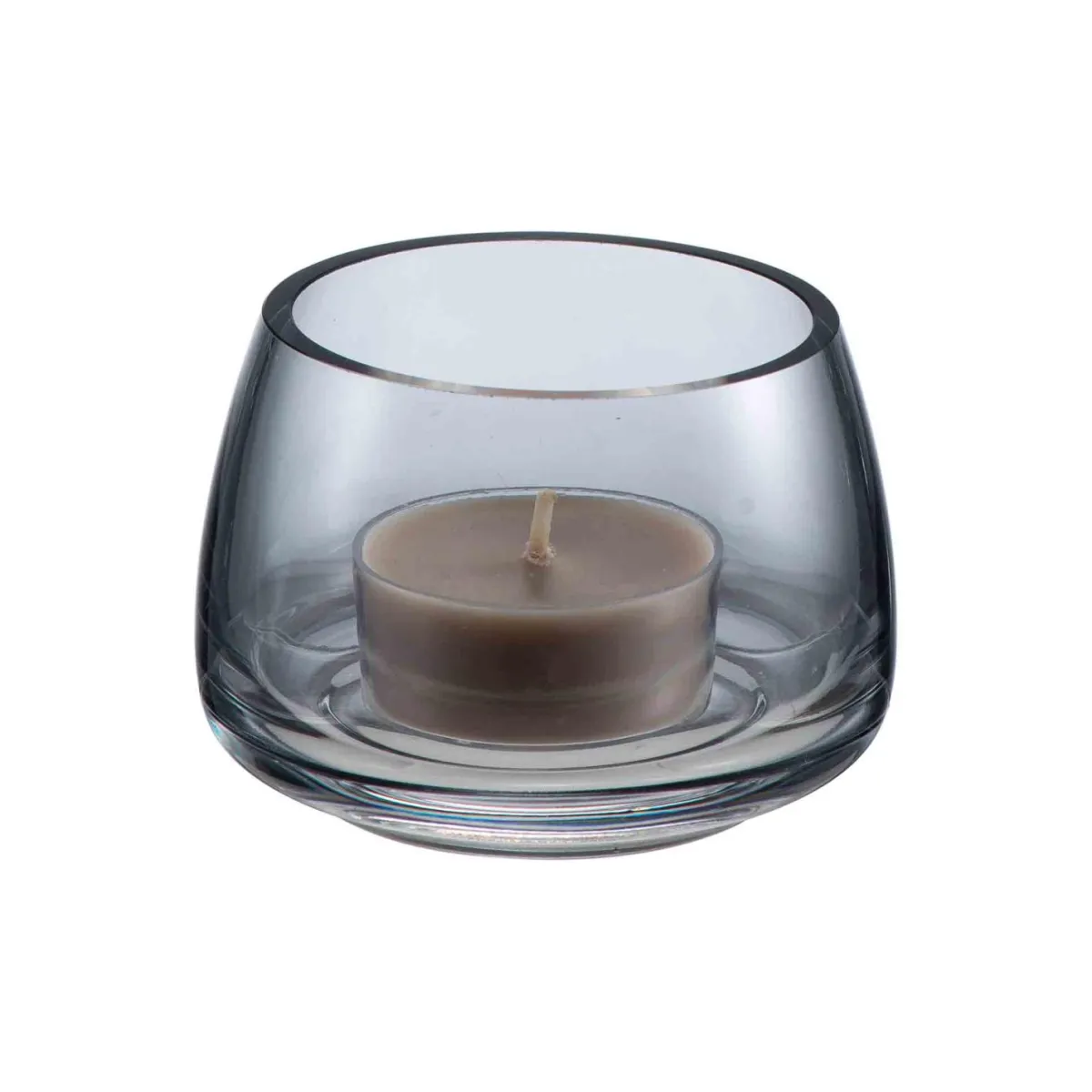 Best Telysholder Siri 7,5cm grå Lykter|Lysestaker