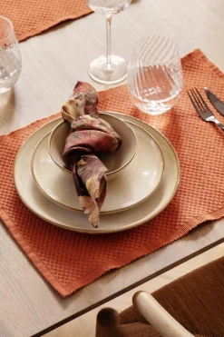 Outlet Tøyserviett Høstløv 40x40cm Annen Tekstil|Servietter