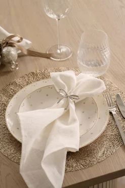 New Tøyserviett Vindel Lin 42x42cm 4pk Annen Tekstil|Servietter