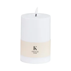 Clearance Utelys LED 15cm hvit Ledlys|Kubbelys